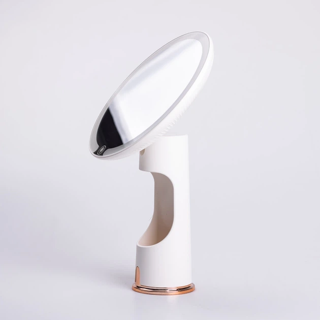 Настільне косметичне дзеркало Yiwu HP-10-1 з LED підсвічуванням USB 18.5х29 см для макіяжу гримерне дзеркальце з підсвіткою для макіяжу туалетне дзеркало з освітленням для косметолога - Фото 6 Настільне косметичне дзеркало Yiwu HP-10-1 з LED підсвічуванням USB 18.5х29 см для макіяжу гримерне дзеркальце з підсвіткою для макіяжу туалетне дзеркало з освітленням для косметолога - зображення 6