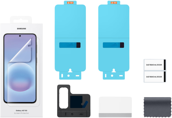 Захисне скло Samsung для Galaxy A57 5G 2 шт. Transparent (8806099037796) - зображення 3