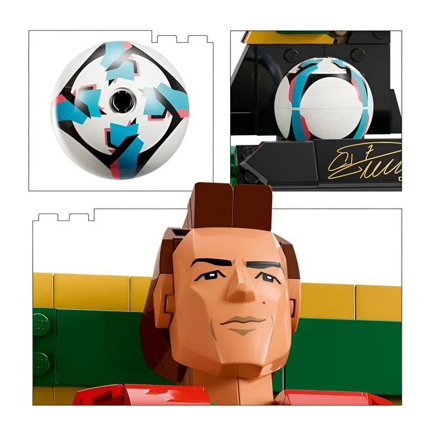 Детский конструктор Editions Football Криштиану Роналду — легенда футбола на 854 детали (68101) - Фото 6 Детский конструктор Editions Football Криштиану Роналду — легенда футбола на 854 детали (68101) - изображение 6