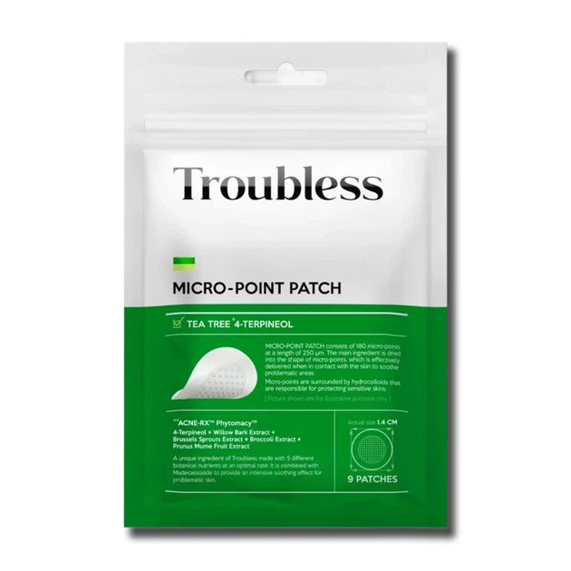 Мікроголкові патчі для шкіри Troubless Micro-Point Patch 9еа - Фото 1 Мікроголкові патчі для шкіри Troubless Micro-Point Patch 9еа - зображення 1