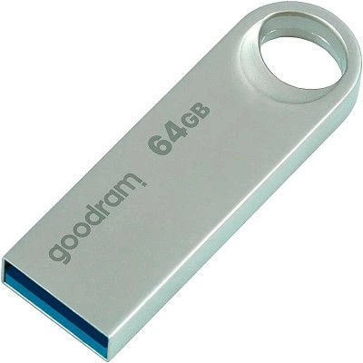 USB флеш накопичувач Goodram 64GB UNO3 Steel USB 3.2 (UNO3-0640S0R11) - Фото 1 USB флеш накопичувач Goodram 64GB UNO3 Steel USB 3.2 (UNO3-0640S0R11) - зображення 1