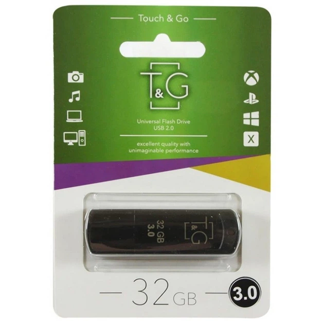 Флеш-накопитель USB3.0 32GB T&G 011 Classic Series Black (TG011-32GB3BK) - Фото 1 Флеш-накопитель USB3.0 32GB T&G 011 Classic Series Black (TG011-32GB3BK) - изображение 1