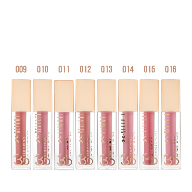 Блеск для губ Neverti 3D Plumping Intense Lipgloss жидкий увлажняющий 002 Cotton Candy/Светлый розовый (NP800) - изображение 6