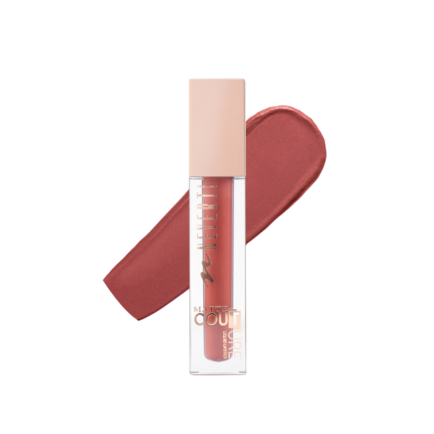 Матова помада для губ Neverti MATTE COUTURE LIQUID (NP804), 118 Sweet November світло-бордова - зображення 2