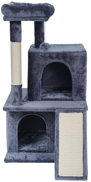 Drapak dla kota Rebel Animals 49 x 46 x 91 cm Ciemnoszary RA-1005 (5901890130417) - obraz 3