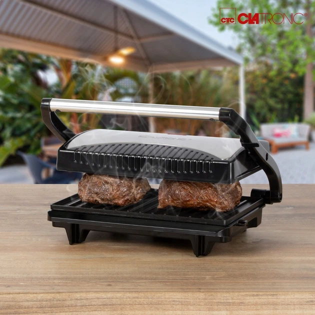 Электрогриль прижимной Clatronic MG 3519, 700 Вт, антипригарное покрытие - изображение 7