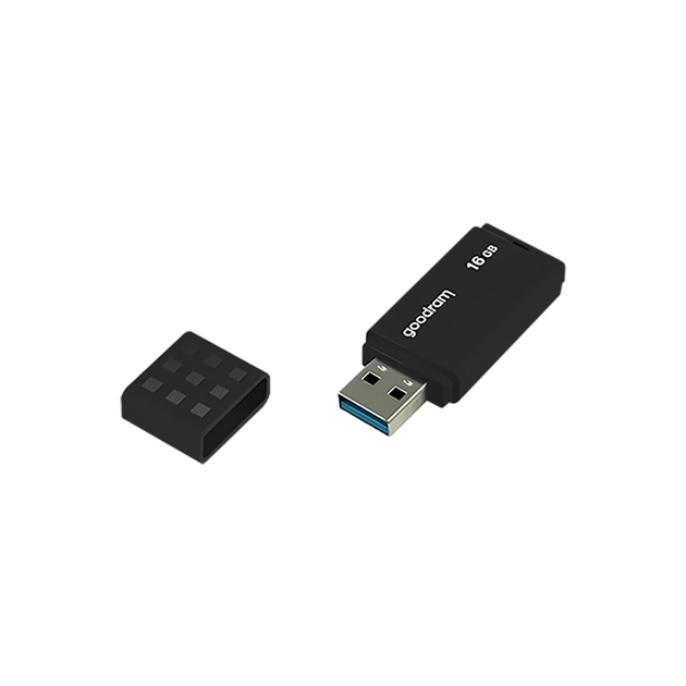 Флеш-накопитель Goodram UME30 USB 3.2 16GB Black (TGD-UME30160K0R11) - Фото 2 Флеш-накопитель Goodram UME30 USB 3.2 16GB Black (TGD-UME30160K0R11) - изображение 2