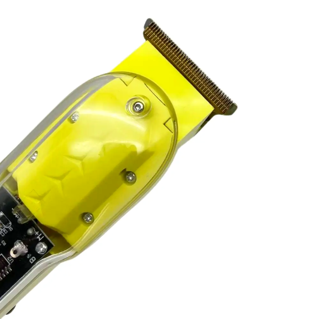 Машинка для стрижки волос мощность 10 Вт USB зарядка цвет черный Color T9 - изображение 4
