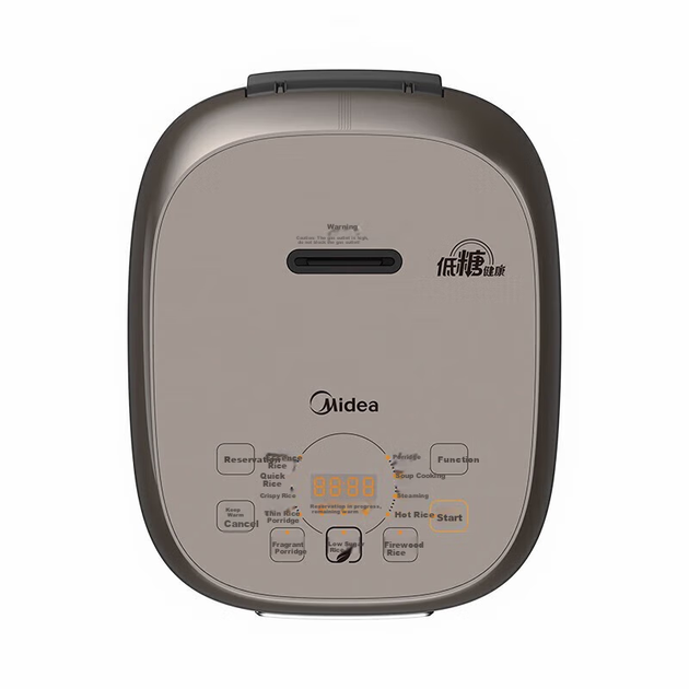Рисоварка Midea 4 л с трехмерным индукционным нагревом, сотовой сахарницей, функцией резервирования на 24 часа, чугунной кастрюлей и 11 широким набором функций меню MB-CFB4095HL - изображение 3
