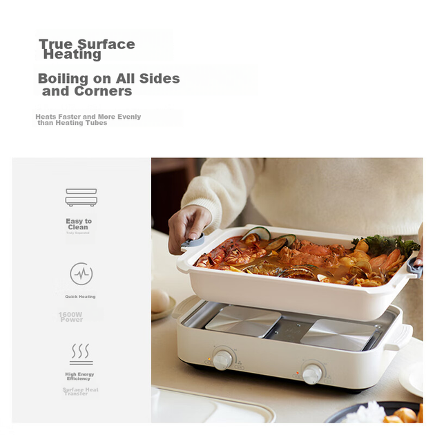 Мультиварка Olayks Instant Cooking Pot электрическая 3.5л со съемной пластиной для гриля - изображение 7