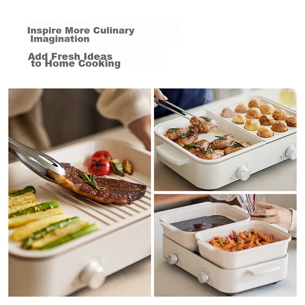 Мультиварка Olayks Instant Cooking Pot электрическая 3.5л со съемной пластиной для гриля - изображение 8
