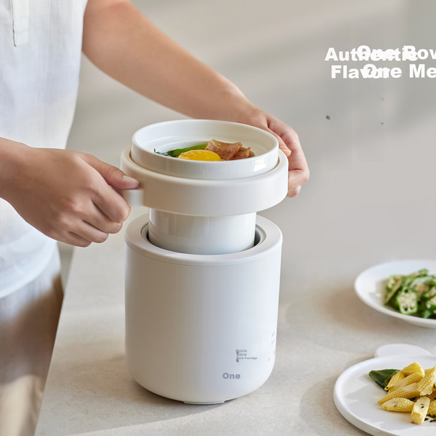 Электрическая мультиварка Olayks Instant Electric Stew Pot для приготовления детского питания, мини-рисоварка объемом 0,6 л на 1-2 персоны. - изображение 5