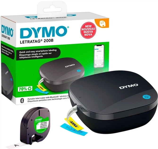 Принтер етикеток Dymo LetraTag - Фото 2 Принтер етикеток Dymo LetraTag - зображення 2