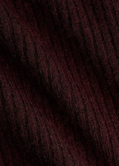 Светр H&M 18255 Бордовий XS (1294) - Фото 4 Светр H&M 18255 Бордовий XS (1294) - изображение 4