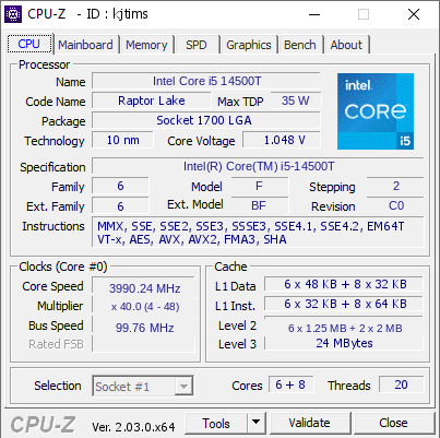 Процессор Intel Core i5-14500T 14 ядер 20 потоков LGA1700 до 4.8 ГГц 35 Вт б/у - изображение 3