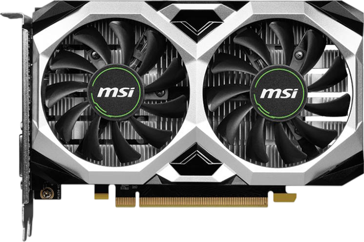 Видеокарта GeForce GTX 1650 4 GB MSI Ventus XS OC V3 (GTX 1650 D6 VENTUS XS OCV3) Б/У - изображение 2