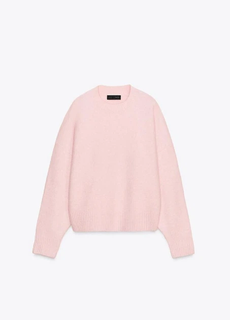 Светр Zara 18281 Світлий рожевий XL (2142) - Фото 2 Светр Zara 18281 Світлий рожевий XL (2142) - зображення 2