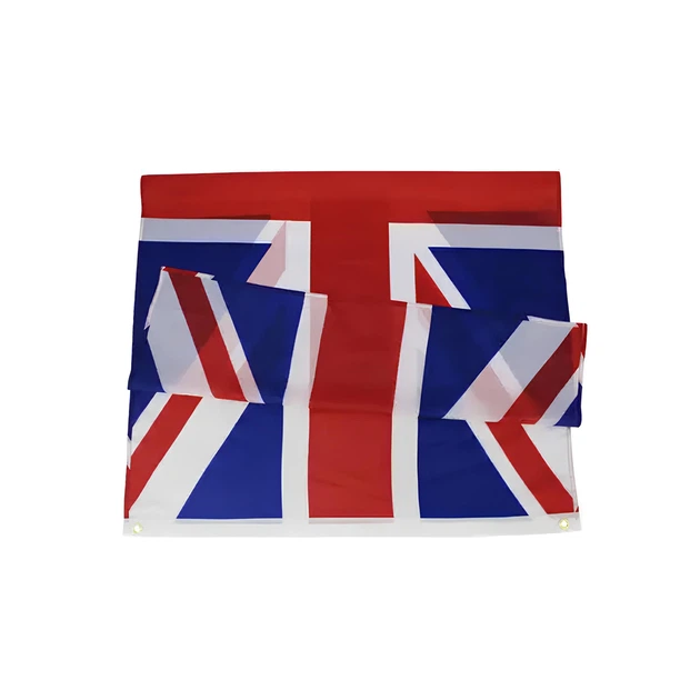 Флаг Великобритании RESTEQ британский флаг Union Jack 150х90 см полиэстер интерьерный флаг декор для бара офиса мероприятий - изображение 2