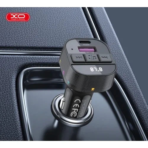 ФМ-модулятор XO BCC17 Smart Bluetooth MP3 A+C Dual Port PD30W Чорний - Фото 5 ФМ-модулятор XO BCC17 Smart Bluetooth MP3 A+C Dual Port PD30W Чорний - изображение 5