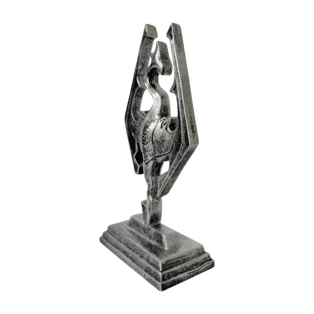 Статуэтка The Elder Scrolls Skyrim Дракон символ Скайрима декоративная фигурка для игровой зоны 15 см - изображение 5