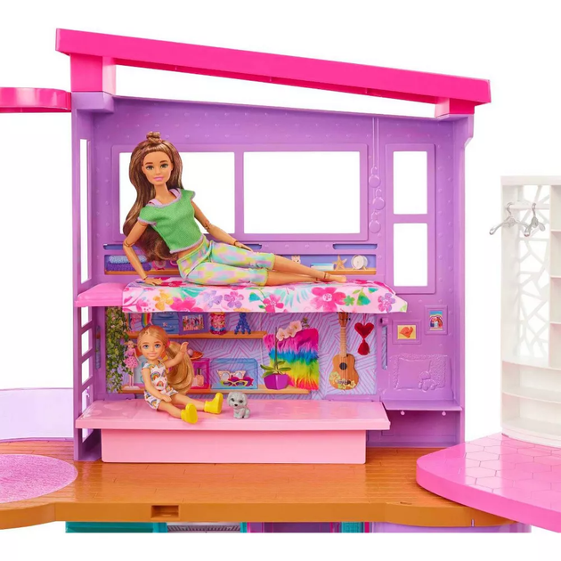 Ігровий набір Двоповерховий Будиночок Барбі Barbie Vacation House (HCD50) - Фото 6 Ігровий набір Двоповерховий Будиночок Барбі Barbie Vacation House (HCD50) - изображение 6