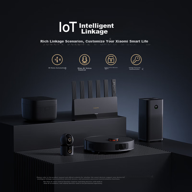 Маршрутизатор Xiaomi BE6500 Wi-Fi7 6500 Mbps - Фото 5 Маршрутизатор Xiaomi BE6500 Wi-Fi7 6500 Mbps - изображение 5