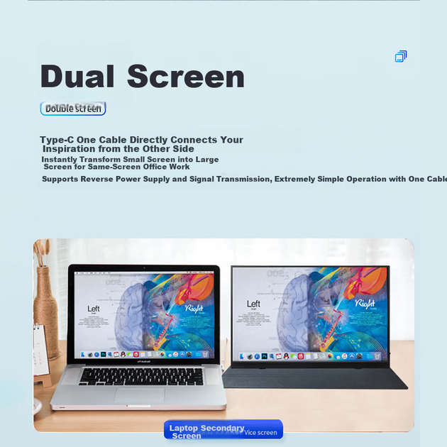 Монитор Eimio E16 IPS 15.6" 1920×1080 Full HD Portable - изображение 4
