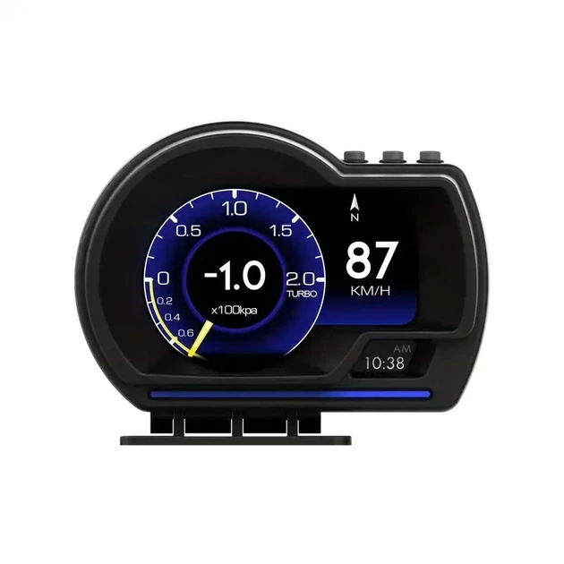 Автомобільний HUD A501 P6 дисплей OBD2 спідометр проєктор на лобове скло універсальний - зображення 2