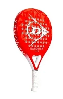 Ракетка для падел тенісу Dunlop PDL 25 nanomax lite, червоно-біла - Фото 1 Ракетка для падел тенісу Dunlop PDL 25 nanomax lite, червоно-біла - зображення 1