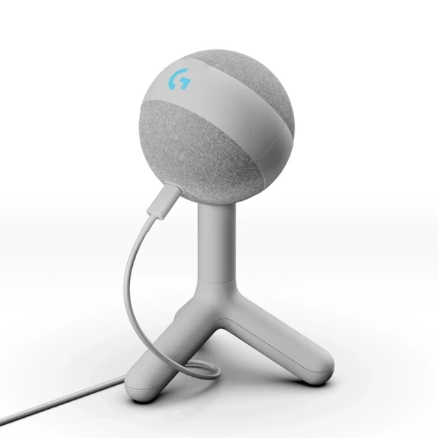 Мікрофон Logitech G Yeti Orb RGB Gaming Mic with Lightsync Off-White (988-000558) - Фото 1 Мікрофон Logitech G Yeti Orb RGB Gaming Mic with Lightsync Off-White (988-000558) - зображення 1