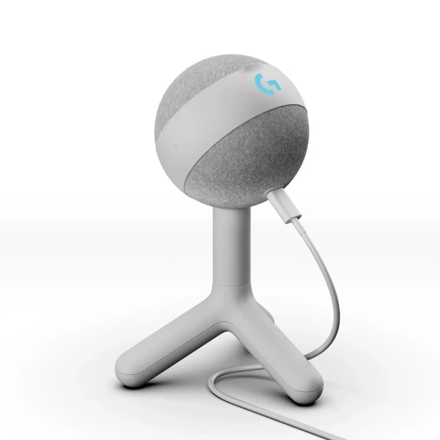 Мікрофон Logitech G Yeti Orb RGB Gaming Mic with Lightsync Off-White (988-000558) - Фото 2 Мікрофон Logitech G Yeti Orb RGB Gaming Mic with Lightsync Off-White (988-000558) - зображення 2