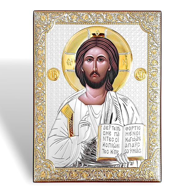 Иконы венчальные от 12х16 см серебряные на дереве - изображение 2