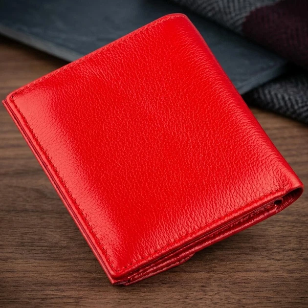 Портмоне для женщин с монетницей ST Leather 18918 красный - изображение 4