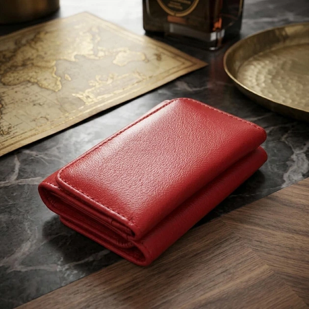 Женский кошелек горизонтального формата ST Leather 22721 красный - Фото 4 Женский кошелек горизонтального формата ST Leather 22721 красный - изображение 4