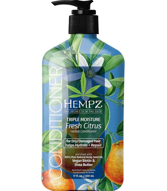 Кондиционер "тройное увлажнение" для сухих волос Hempz 500 ml (2565-03) - Фото 1 Кондиционер "тройное увлажнение" для сухих волос Hempz 500 ml (2565-03) - изображение 1