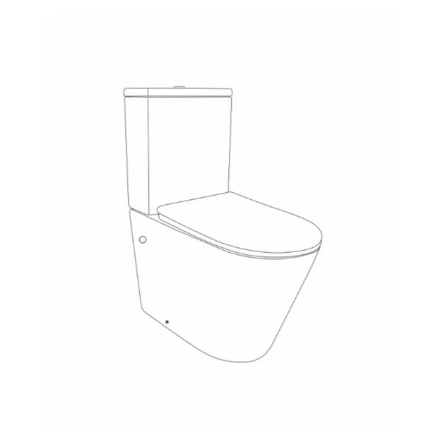 Напольный унитаз Qtap Swan Ultra Quiet с сиденьем Soft-close 640x360x835 мм QT16222182TW White - изображение 2