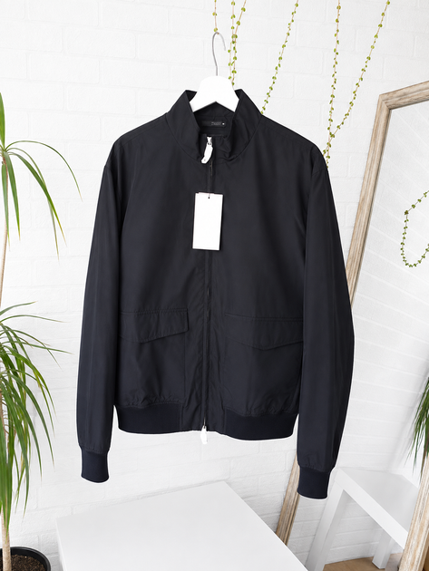 Мужская легкая куртка-бомбер Zara navy blue L, арт.5854\049\401 - изображение 4