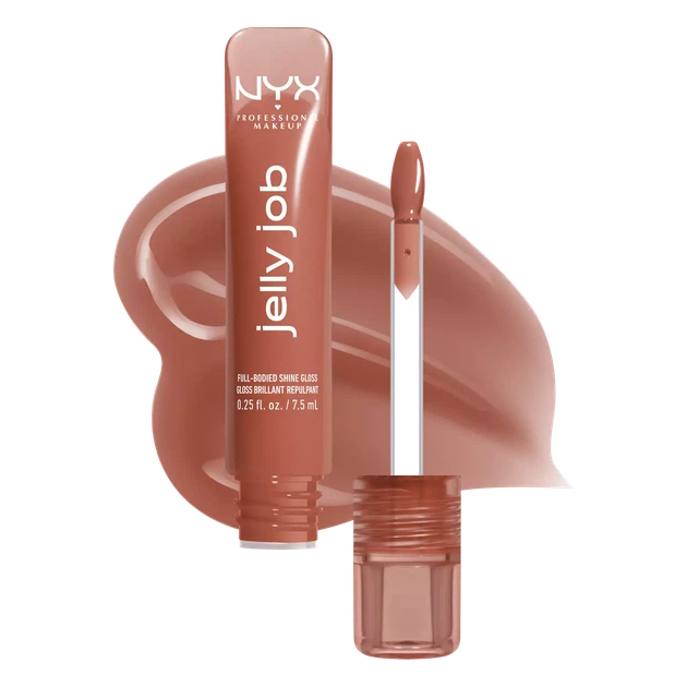 Błyszczyk do ust NYX Professional Makeup Jelly Job 04 Toast N Jelly 7.5 ml (800897275969) - Zdjęcie 2 Błyszczyk do ust NYX Professional Makeup Jelly Job 04 Toast N Jelly 7.5 ml (800897275969) - obraz 2