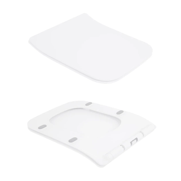 Унитаз подвесной Qtap Crow безободочный с сиденьем Soft-close QT05335170W - изображение 8