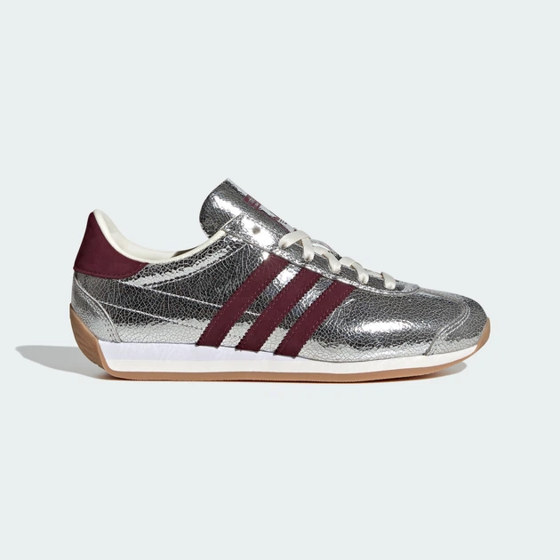 Женские кроссовки Country OG adidas JQ5111 42 (8 UK) серебряный (4067903111628) - Фото 2 Женские кроссовки Country OG adidas JQ5111 42 (8 UK) серебряный (4067903111628) - изображение 2