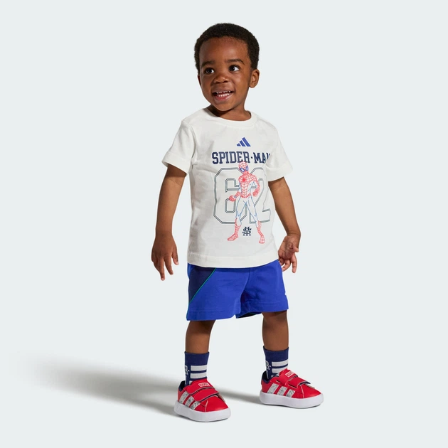 Детские кроссовки ADIDAS MARVEL SPIDER-MAN GRAND COURT INFANTS adidas KI9193 (26.5 EUR) красный (4069987737497) - Фото 6 Детские кроссовки ADIDAS MARVEL SPIDER-MAN GRAND COURT INFANTS adidas KI9193 (26.5 EUR) красный (4069987737497) - изображение 6