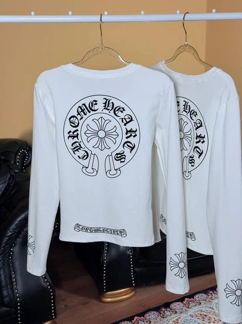 Лонг Chrome hearts женский XS белый - Фото 5 Лонг Chrome hearts женский XS белый - изображение 5