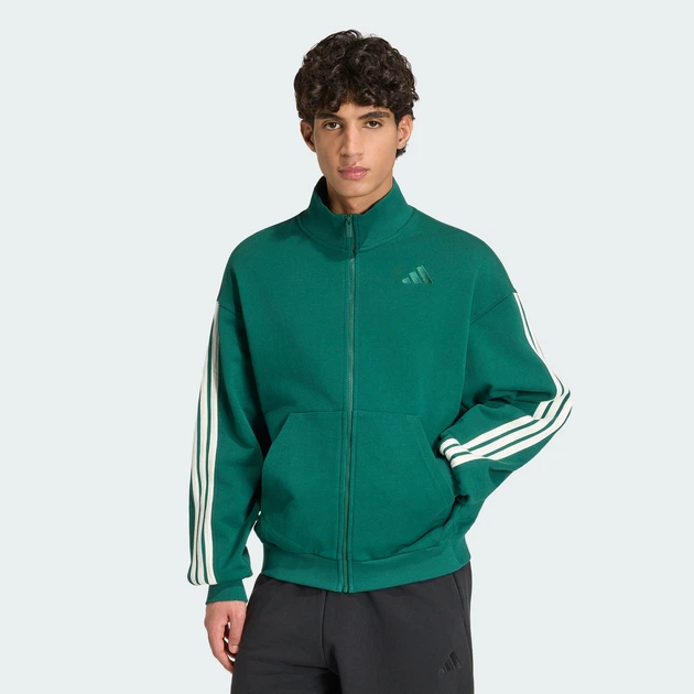 Мужская олимпийка adidas Kit 3-Stripes adidas KW2357 (L) зеленый (4069991422815) - Фото 1 Мужская олимпийка adidas Kit 3-Stripes adidas KW2357 (L) зеленый (4069991422815) - изображение 1