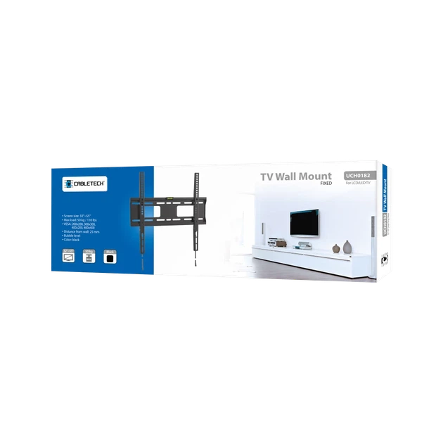 Кронштейн настенный универсальный для LED TV 32-75" Cabletech LP42-44F (UCH0182) - Фото 3 Кронштейн настенный универсальный для LED TV 32-75" Cabletech LP42-44F (UCH0182) - изображение 3