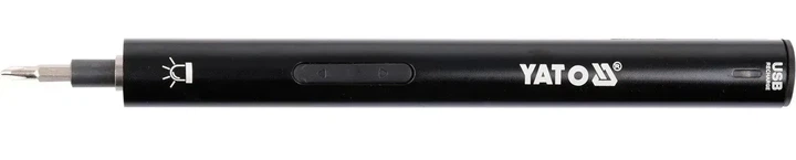 Отвертка аккумуляторная YATO Li-Ion 3.6 В 450 мА·ч с набором бит LED-подсветка HEX 1/4" Cr-V 39 шт в кейсе YT-27930 - Фото 2 Отвертка аккумуляторная YATO Li-Ion 3.6 В 450 мА·ч с набором бит LED-подсветка HEX 1/4" Cr-V 39 шт в кейсе YT-27930 - изображение 2