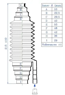 Чохол рульового механізму SPIDAN 84278 Volkswagen Golf, Polo, Passat, Caddy, Jetta, Vento; Chrysler Voyager; Ford Escape, Galaxy, Mondeo; Seat Toledo; BMW E82 - Фото 2 Чохол рульового механізму SPIDAN 84278 Volkswagen Golf, Polo, Passat, Caddy, Jetta, Vento; Chrysler Voyager; Ford Escape, Galaxy, Mondeo; Seat Toledo; BMW E82 - изображение 2