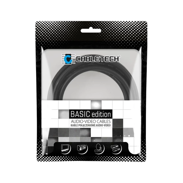 Кабель Cabletech 3.5 Jack Stereo - 3.5 Jack Stereo 1.8m Basic Edition (KPO3847-1.8) - изображение 2