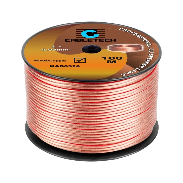 Кабель акустичний Cabletech 4mm - Фото 1 Кабель акустичний Cabletech 4mm - зображення 1