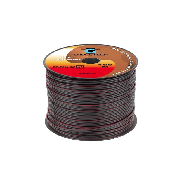 Кабель акустичний Cabletech 1.5mm Black - Фото 1 Кабель акустичний Cabletech 1.5mm Black - зображення 1