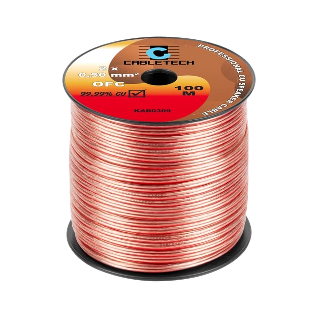 Кабель акустичний Cabletech OFC 0,5mm (KAB0309) - Фото 1 Кабель акустичний Cabletech OFC 0,5mm (KAB0309) - зображення 1